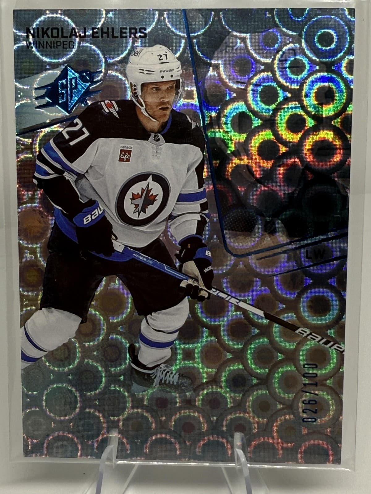 2022-23 SPx #64 Nikolaj Ehlers Radiance #/100