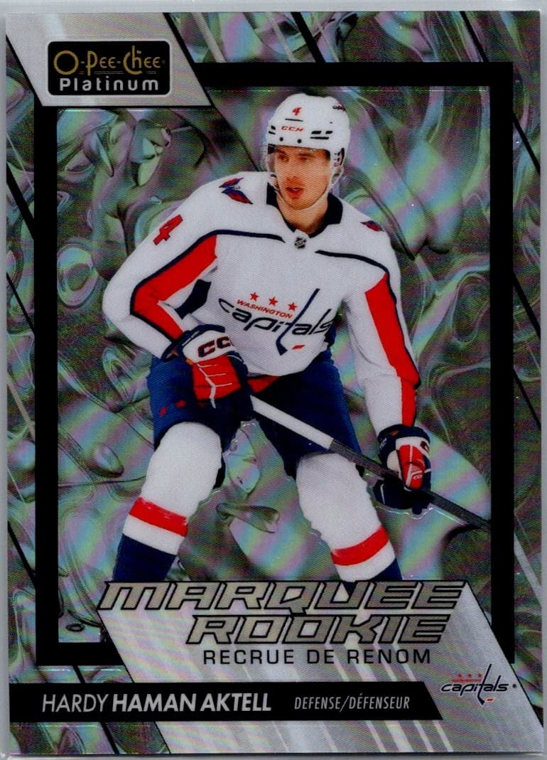 2023-24 O-Pee-Chee Platinum #281 Hardy Haman Aktell Liquid Metal #/399