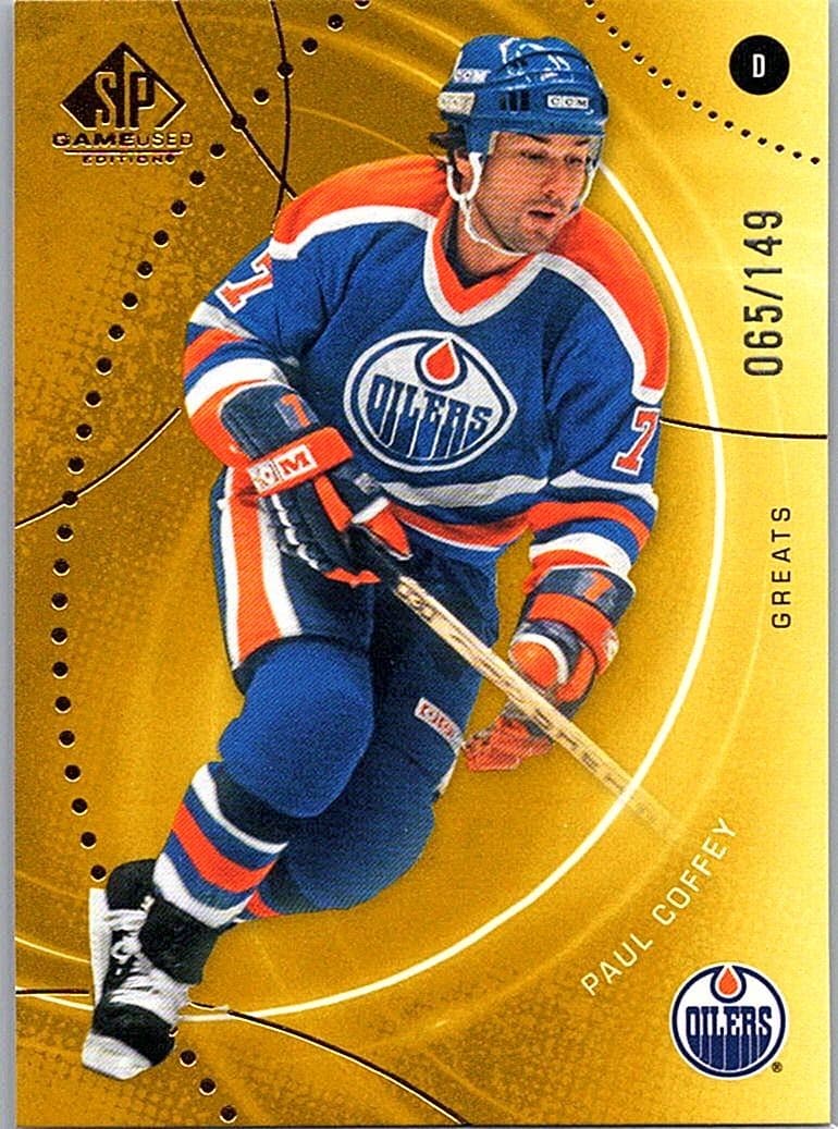 2025-26 SP Game Used #93 Paul Coffey Gold #/149