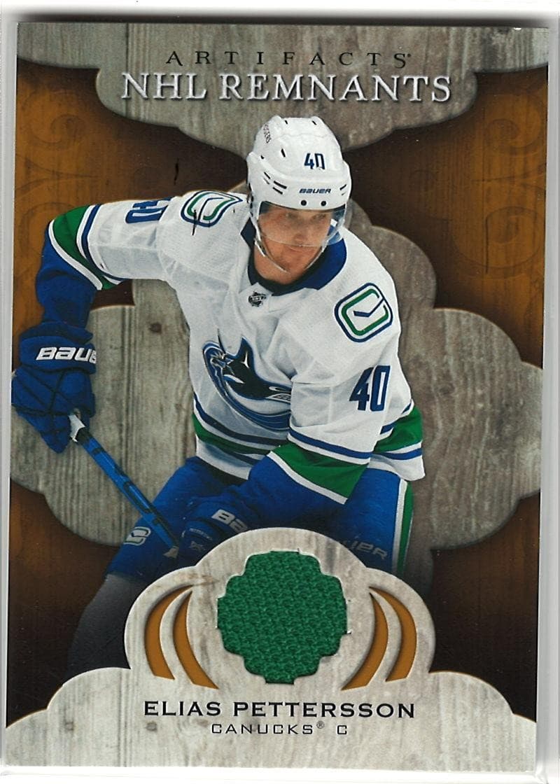 2021-22 Upper Deck Artifacts #NR-EP Elias Pettersson NHL Remnants
