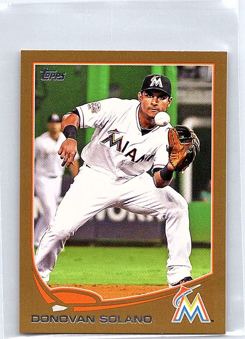 2013 Topps Mini #543 Donovan Solano Gold /62