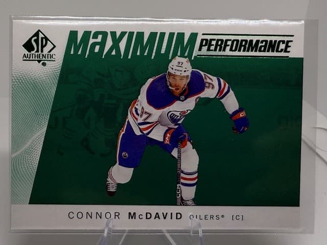 2024-25 SP Authentic #MP-18 Connor McDavid Maximum Performance Green