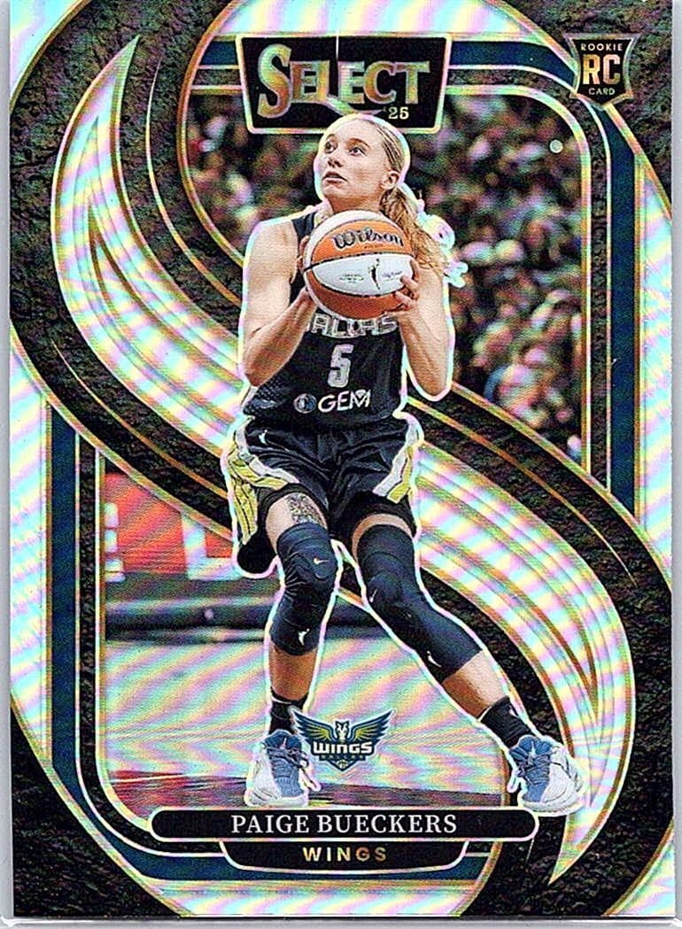 2025 Panini Select WNBA #118 Paige Bueckers Silver Prizms