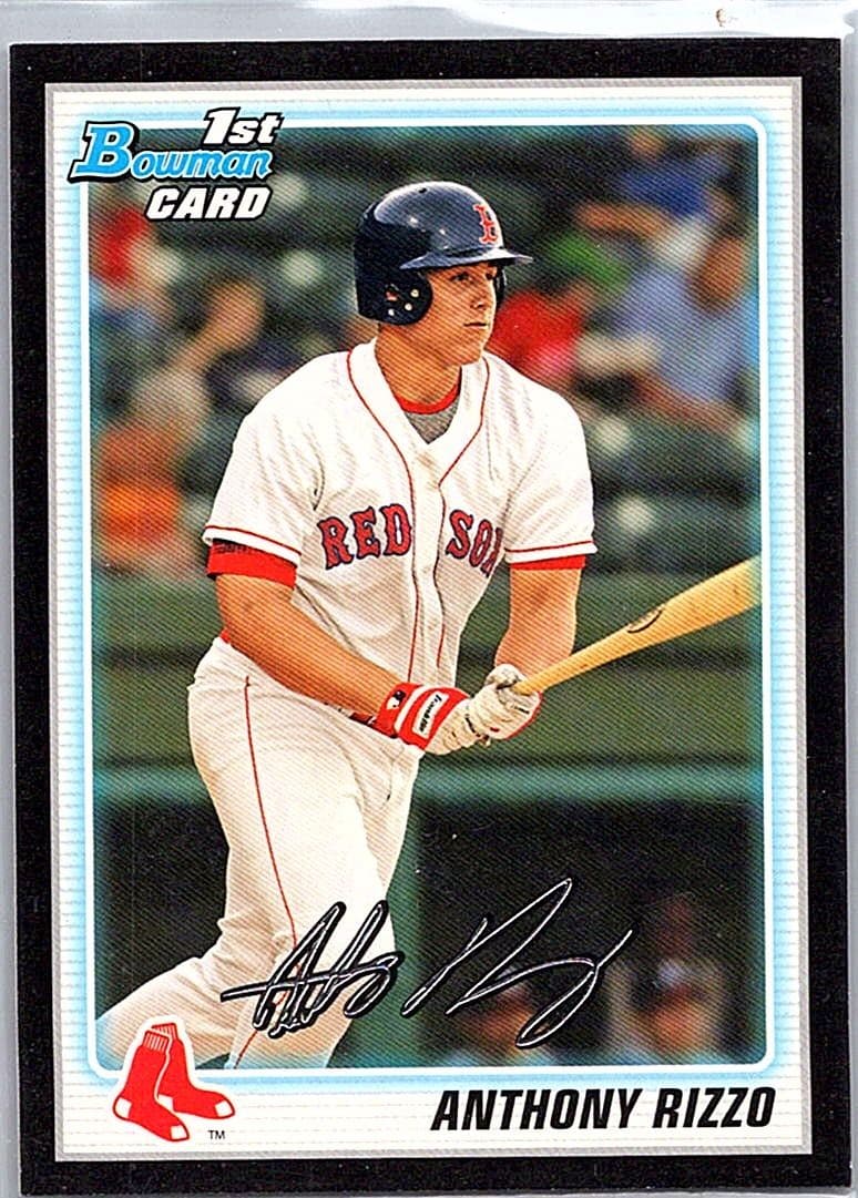 2010 Bowman Chrome #BP101 Anthony Rizzo Prospects Black