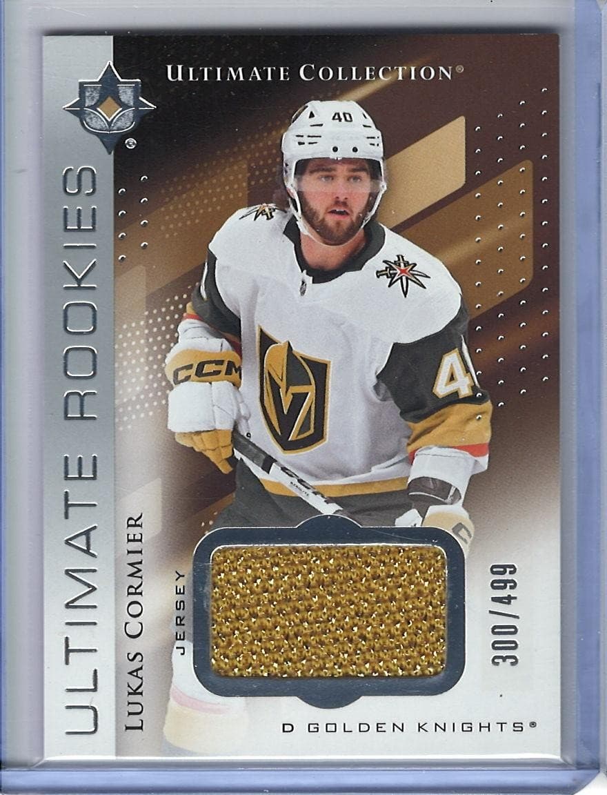 2024-25 Ultimate Collection #180 Lukas Cormier Ultimate Rookies Jersey /499